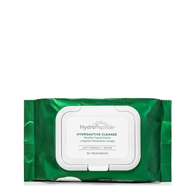 HydroPeptide HydroActive Cleanse Micellar Facial Towelettes Мицеллярные очищающие салфетки для демакияжа и восстановления эпидермального барьера HydroActive Cleanse Micellar Facial Towelettes  30 шт 1874 - фото 6345