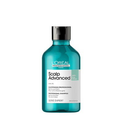 Шампунь очищающий для волос склонных к жирности Loreal Professional SCALP ADVANCED 300 мл 2314 - фото 6900